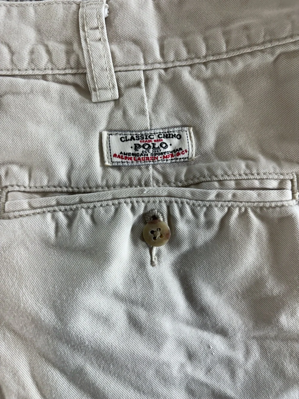 Polo Ralph Lauren Men’s Size 42‎ Beige Classic Chino Shorts